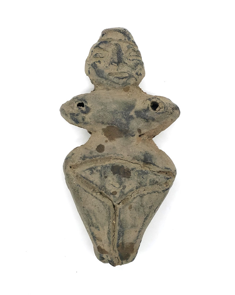 Ancient Mother Goddess Stone Idol – 2000 BC Fertility Worshiper Venus Figure