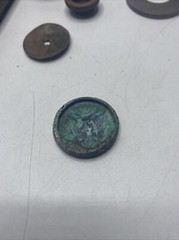 Metal Detector Finds Lot Brass? Copper? Washer Knob Parts Pieces Eagle MK
