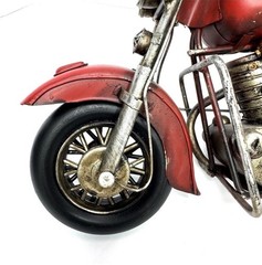 Folk Art Motorcycle Sculpture