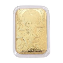 24K Yellow Gold Atlas Embossed Sheet 10mg