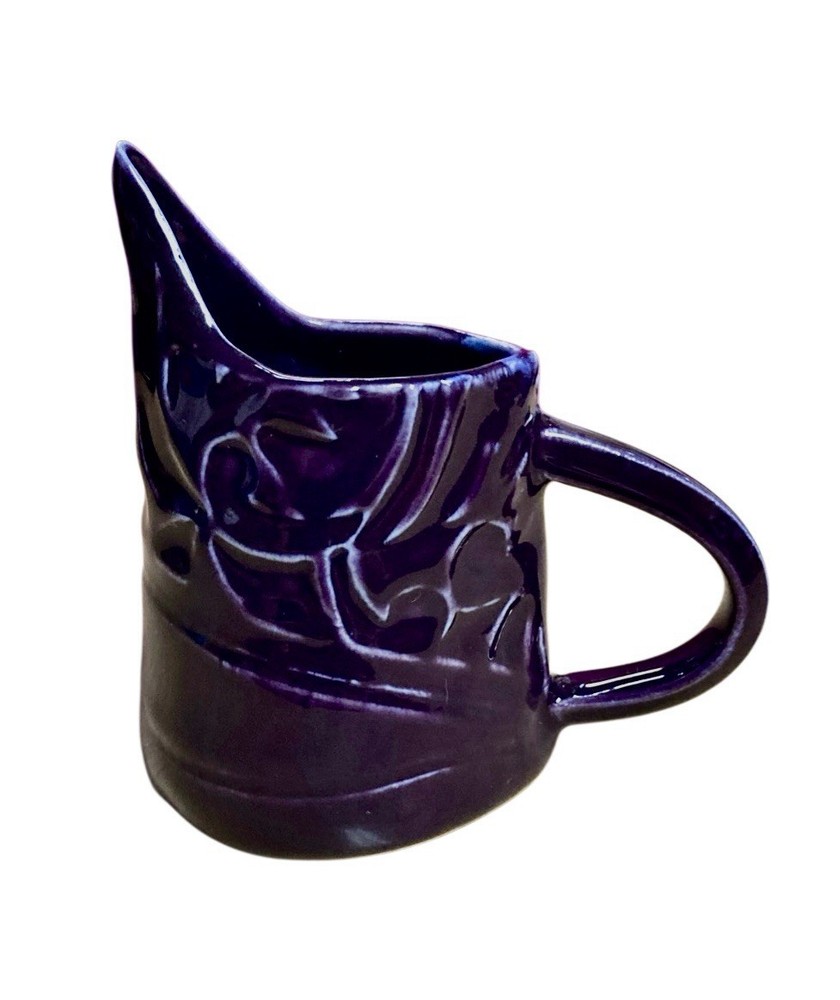 Purple Lynn Wood Pitcher 3.5” FREE SHIPPING