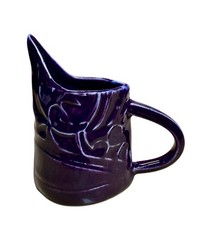 Purple Lynn Wood Pitcher 3.5” FREE SHIPPING