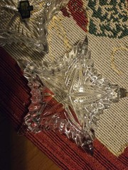 Vintage Zajecar 24% Lead Crystal Star-shaped Trinket Or Jewelry Box. Yugoslavia