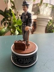 1989 Enesco Charlie Chaplin Musical ” The Entertainer ” Vtg Mint RARE With Box