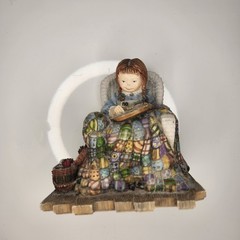 Special Friends “Quilting Katie” by Artist Sherri Buck Baldwin 1st Edition 2000