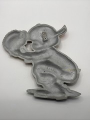 3 pc Vintage SEXTON Aluminum Metal Baseball Player Wall Hanging Plaque set
