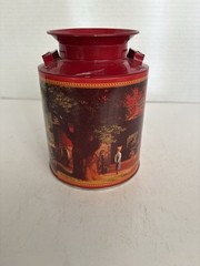 1990’s Horse Buggy Blacksmith Barn Tin Milk Can Shaped Art Paul Detlefsen