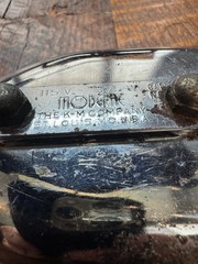Vintage 1940s Moderne Iron By Knapp-Monarch K-M Company – No Power Cord