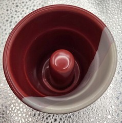 Pythagorean cup Mycenae (translation) ancient Greece city, heavy rare design vtg