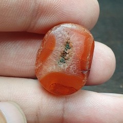 Ancient Antique Agate Beads carnelian crystal in agate beads