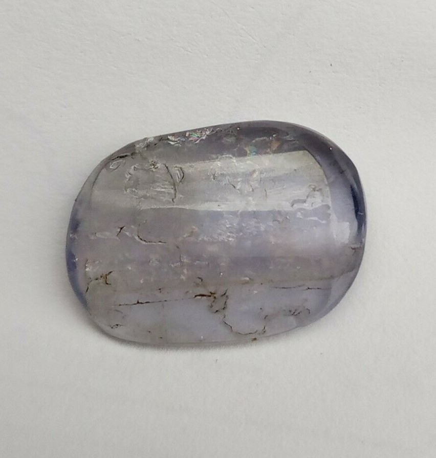 Ancient beautiful sapphire color cabochon Unknowns stone from Afghanistan