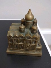 Souvenir Bronze METAL Russian CATHEDRAL OF THE ARCHANGEL MOSCOW Kremlin USSR