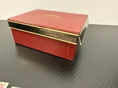 Vintage Longines Wittnauer Red Velvet Watch Box & Case with Papers