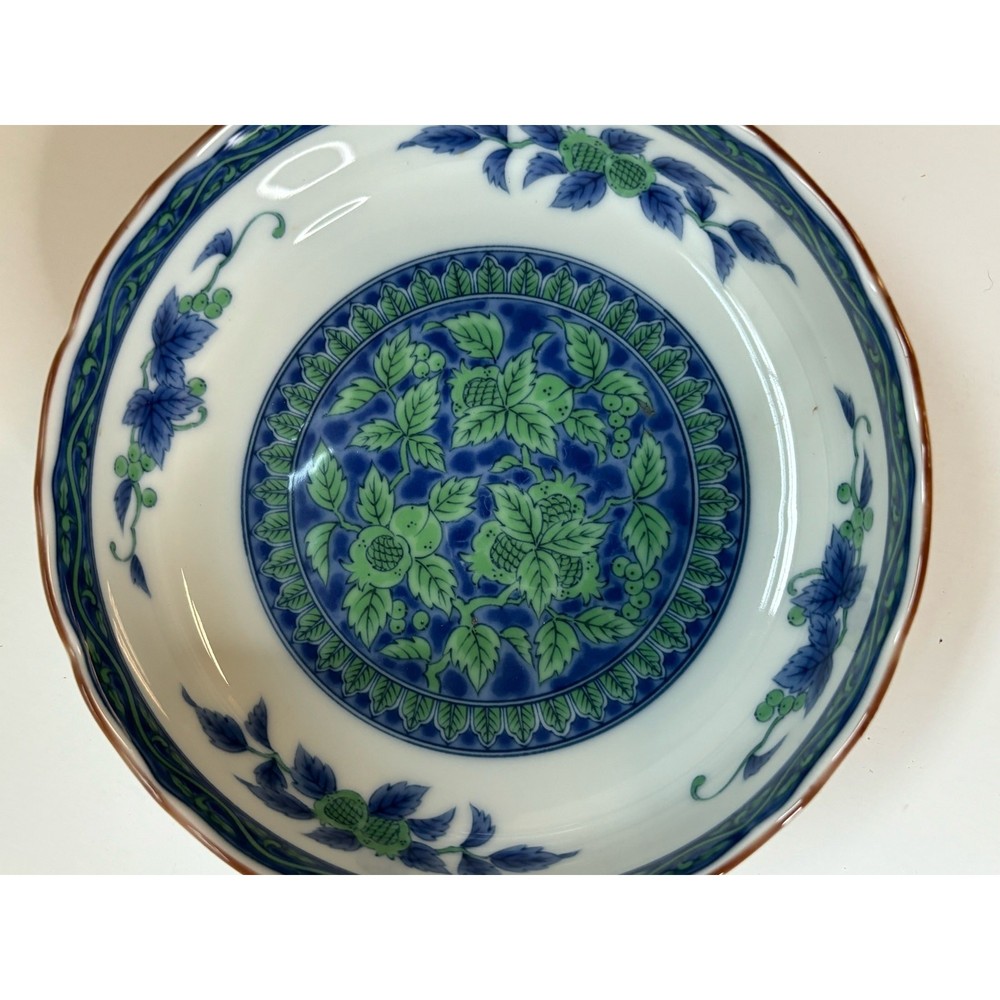Perfect Vntg Kozangama Seika Ryokusai Rinka Shallow Bowl – Maebata Pottery