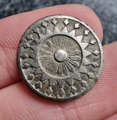 Georgian Buttons Decorative Silver Plate 18th Century Detecting Finds Antique