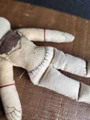 VTG HALLMARK Famous Americans ANNIE OAKLEY Cloth Doll Americana MISSING SKIRT