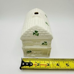 Lot Of 6 Vintage Belleek Irish Shamrock Porcelain Harp Murphys Pub St Patrick’s
