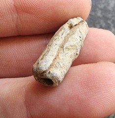 Roman Lead Rolled Curse / Wish Metal Detecting Find Antique