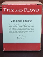 Jiggling Santa Fitz & Floyd Gift Gallery Christmas Bobblehead Ceramic Figurine