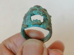 RARE EXTREMELY ANCIENT VIKING RING BRONZE ARTIFACT AUTHENTIC OLD AMAZING