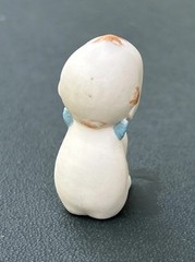 Kewpie Doll with Blue Wings Porcelain Sitting Figurine 2.25″- Unknown Marking