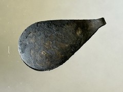 NICE AUTHENTIC PRE-COLUMBIAN SILVER TWEEZERS FROM PERU, INCA / MOCHE CULTURE