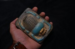 Ancient Egyptian Antiques Scarab Statue Handmade Stone Artifact Figurine