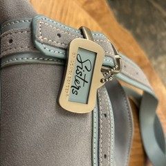Longaberger Sisters Collection Blue Fold Over Purse