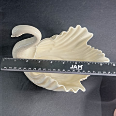 Vtg Medium Lenox Swan Centerpiece 9” Candy Trinket Centerpiece Dish