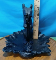 Vintage Aluminum Cast Squirrel Collectible Nut Cracker Black