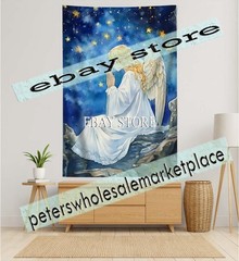 Angel Rest Tapestry Radiant Holiday Wall Decor 59X82 in