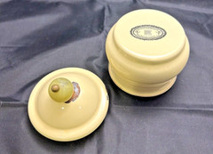 Mackenzie-Childs Courtly Check Serving Pieces and Yellow Enamel Lot