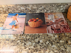 Longaberger Summer 2006 Wish List Catalog 2001,2006,2005,2000,1999,2008