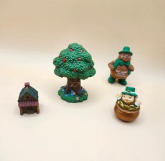 1980’s Hallmark Decor Quad – Irish Figures & Tree of Love