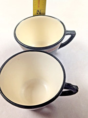 Lot/5 pcs. Vintage 1952-Greek Mythological Pottery Demitasse 2 Cups & 3 Saucers