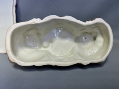 1990s Fitz and Floyd Bonnet Hill Butter Dish