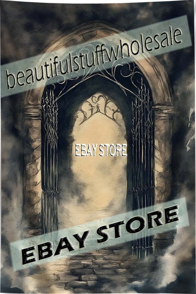 Rich Gothic Arch Wall Hanging Tapestry haunted dreamscape 39X59 in