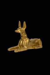A Rare Egyptian Artifacts Of Authentic Pharaonic Statue Egyptian God Anubis Bc