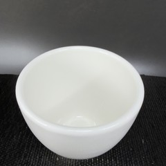 For Life Forlife White Stoneware Ceramic Footed Cups Tumblers Mugs Set 2 Marked