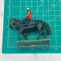 VTG W. Britains 1988 Queen Elizabeth Black Horse Color Trooping 41075 England