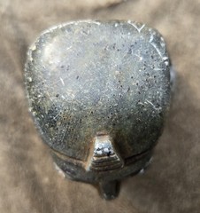 Egyptian Antiquities Pharaoh Head, Hand Made In Giza, Very Heavy Basalt, Unique.