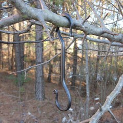 Medieval Themed Forged Steel S Hook | Kitchen Camping Cooking Reenactment Prop