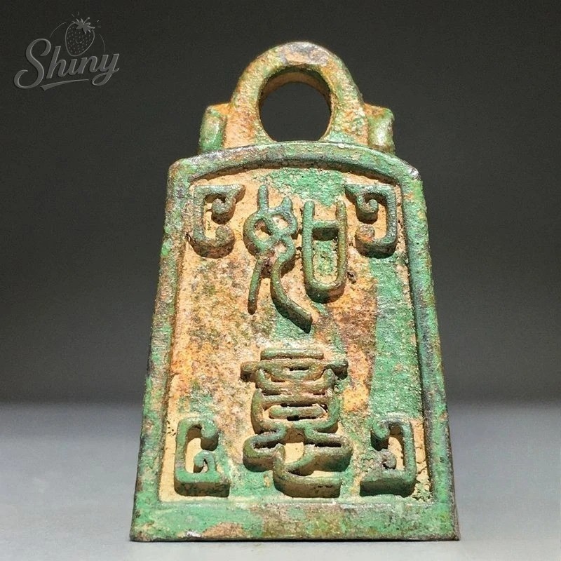 Authentic Ancient Chinese Artifact Gilded Bronze Dragon-Head Seal Jade Seal