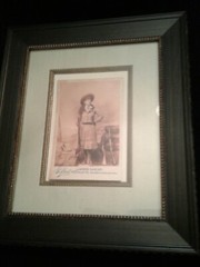 Annie Oakley Photo of Gilbert & Bacon Card + Hallmark Famous American Cloth Doll