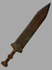 200 BC Ancient Roman Combat Gladius Legionary Battle Sword Pugio Fight Weapon