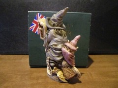 Harmony Kingdom Witching Time Witch Box Figurine MOLD VARIATION LE 75 RARE