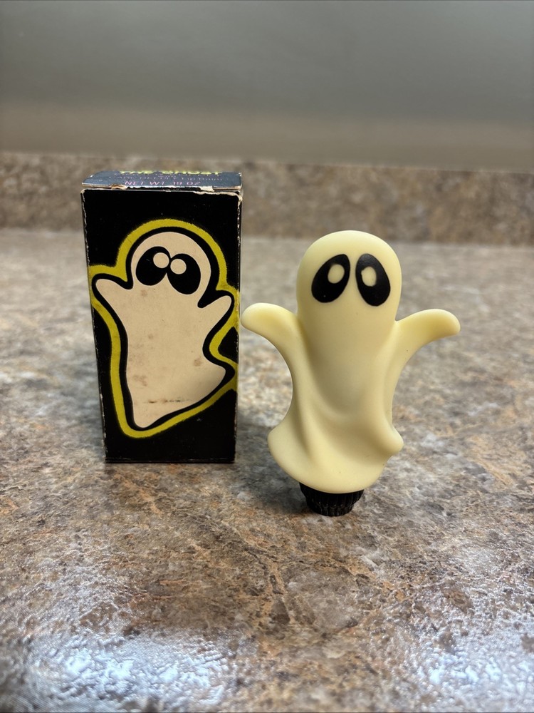 Vintage Avon Gilroy Ghost Finger Puppet With Care Deeply Lip Balm In Box
