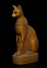 Authentic Ancient Egyptian Antiques Rare Goddess Bastet Statue Figurine BC
