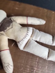 VTG HALLMARK Famous Americans ANNIE OAKLEY Cloth Doll Americana MISSING SKIRT