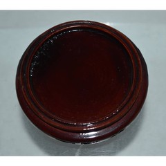 Asian Inspired Carved Wood Display Stand #8005879